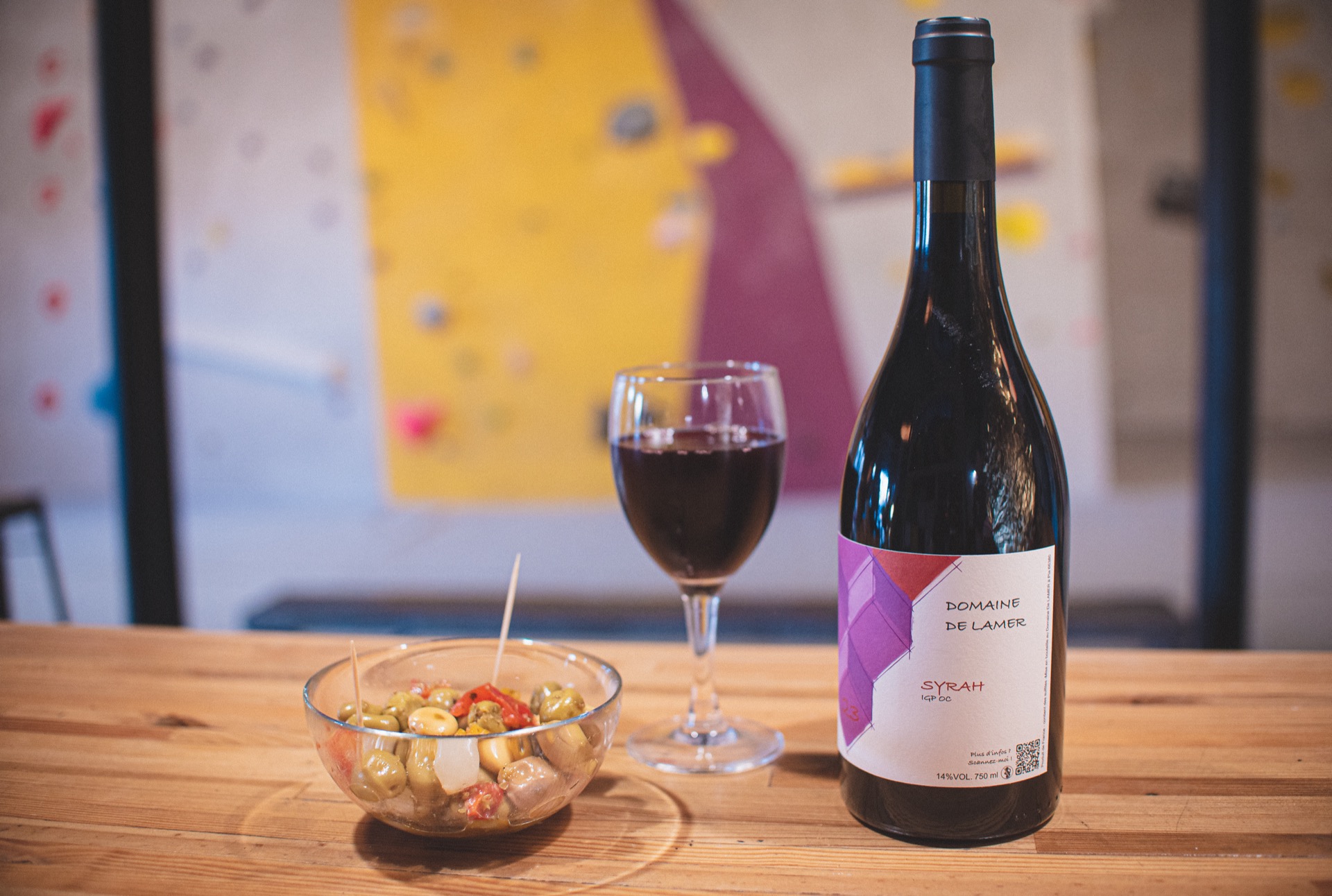 Vin rouge Syrah Domaine de Lamer